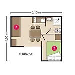 Κάμπινγκ Le Hameau Du Petit Lay 3*